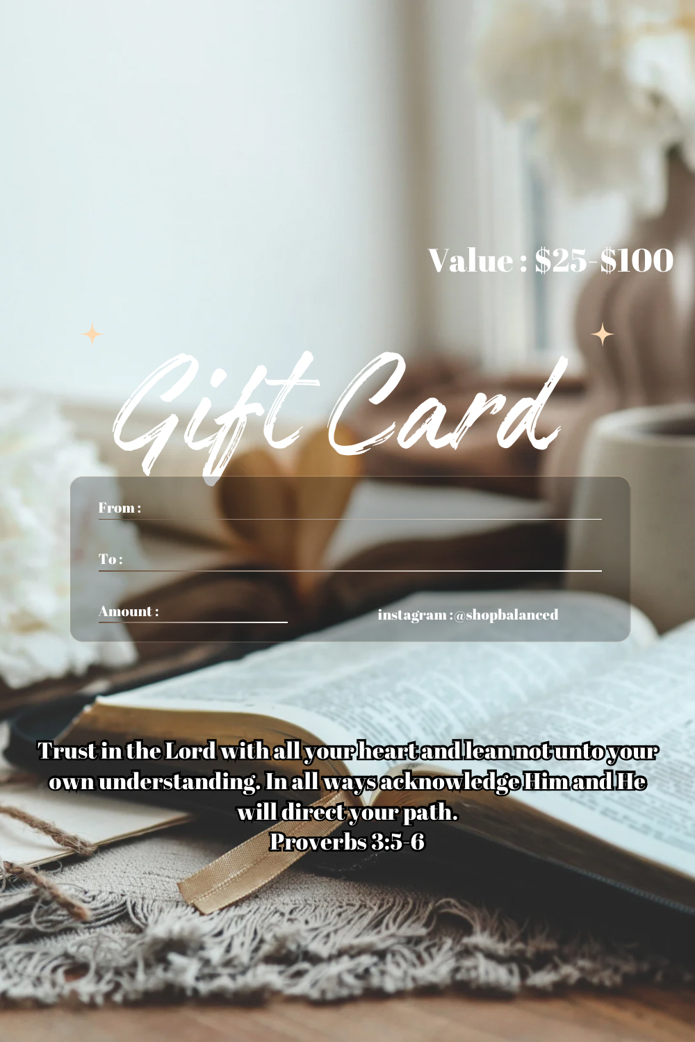 Balanced Gift Card